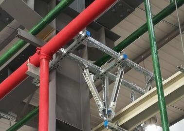 新宾该抗震支架的整体式支吊架结构协调性好